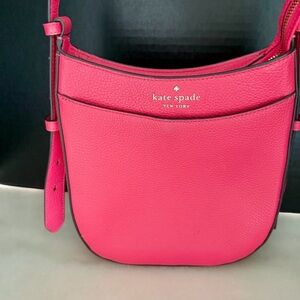 Kate Spade Leila North South Crossbody Purse in hot pink